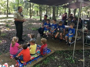 WCSO SRO Charles Mothershed teaches safety class for Walton Trail Cub Scouts
