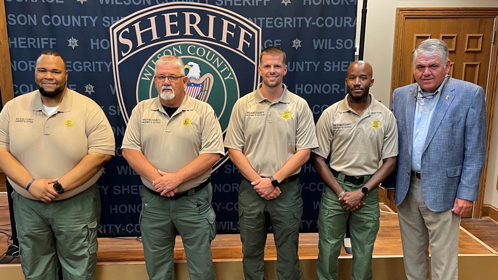 Sheriff Bryan Welcomes Four New Reserve Deputies Wilson County Sheriffs Office 1924