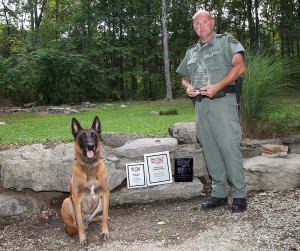 Sgt Robin Curtis and Rocky K-9 Team